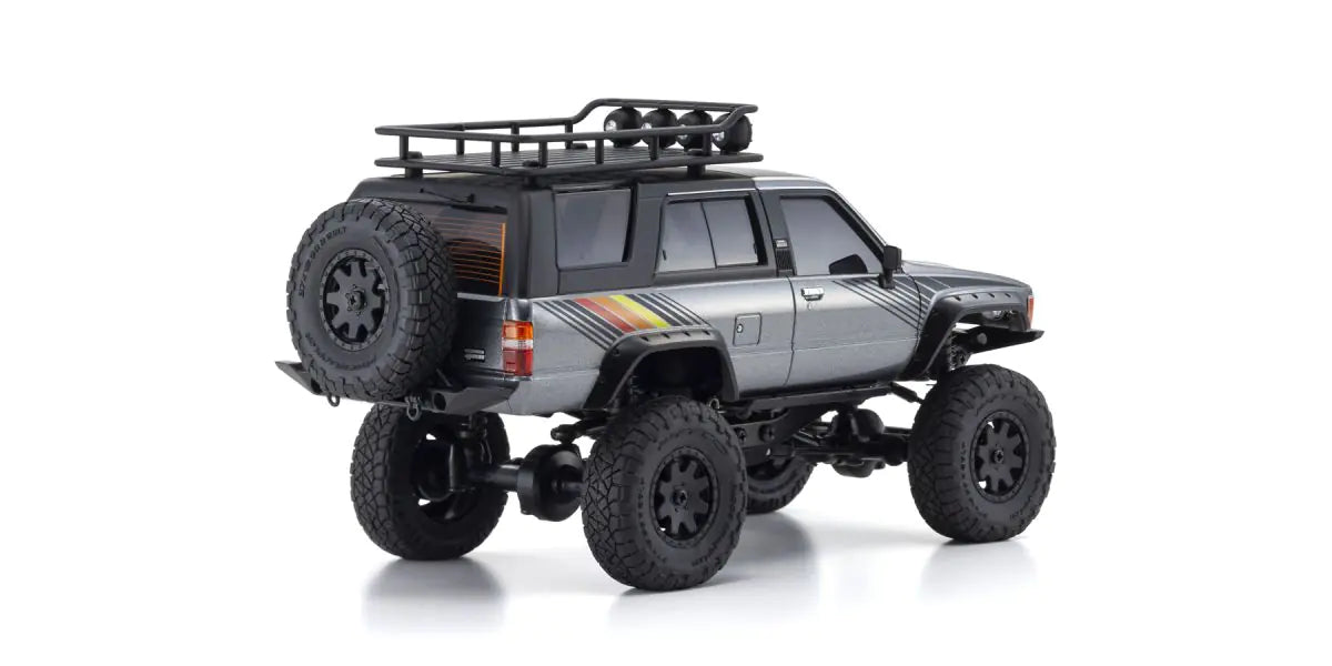 Kyosho Mini-Z Toyota 4Runner Hilux Surf 4x4 RC Rock Crawler Electric 4WD RTR - Dark Grey Metallic