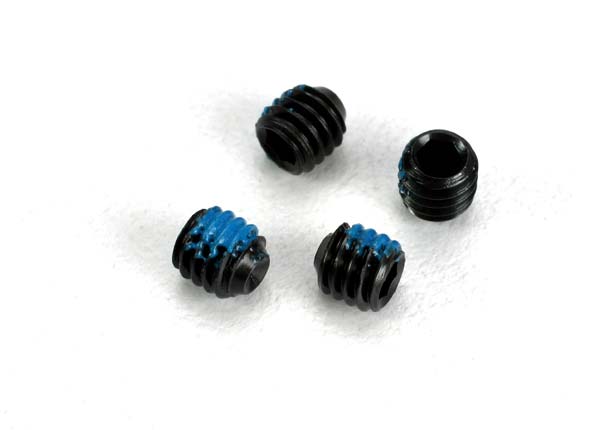 Traxxas Screws, set (grub) 4mm