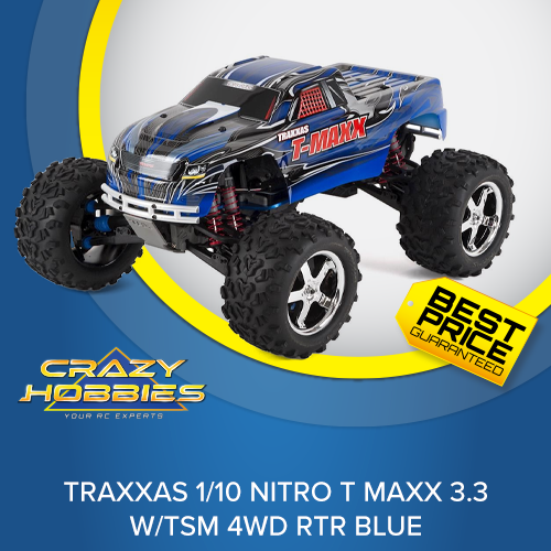 Traxxas 1/10 Nitro T Maxx 3.3 W/TSM 4WD RTR*SOLD OUT*