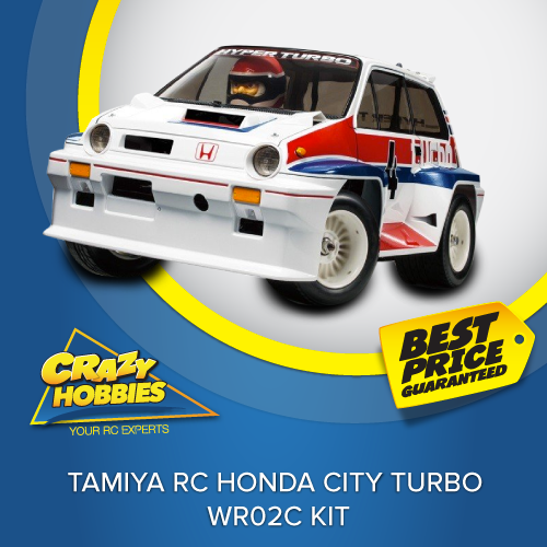 Tamiya RC Honda City Turbo - WR02C Kit*SOLD OUT* – Crazy Hobbies