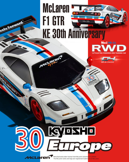 MINI-Z RWD MR-04 readyset McLaren F1 GTR KE 30th Anniversary *COMING SOON*