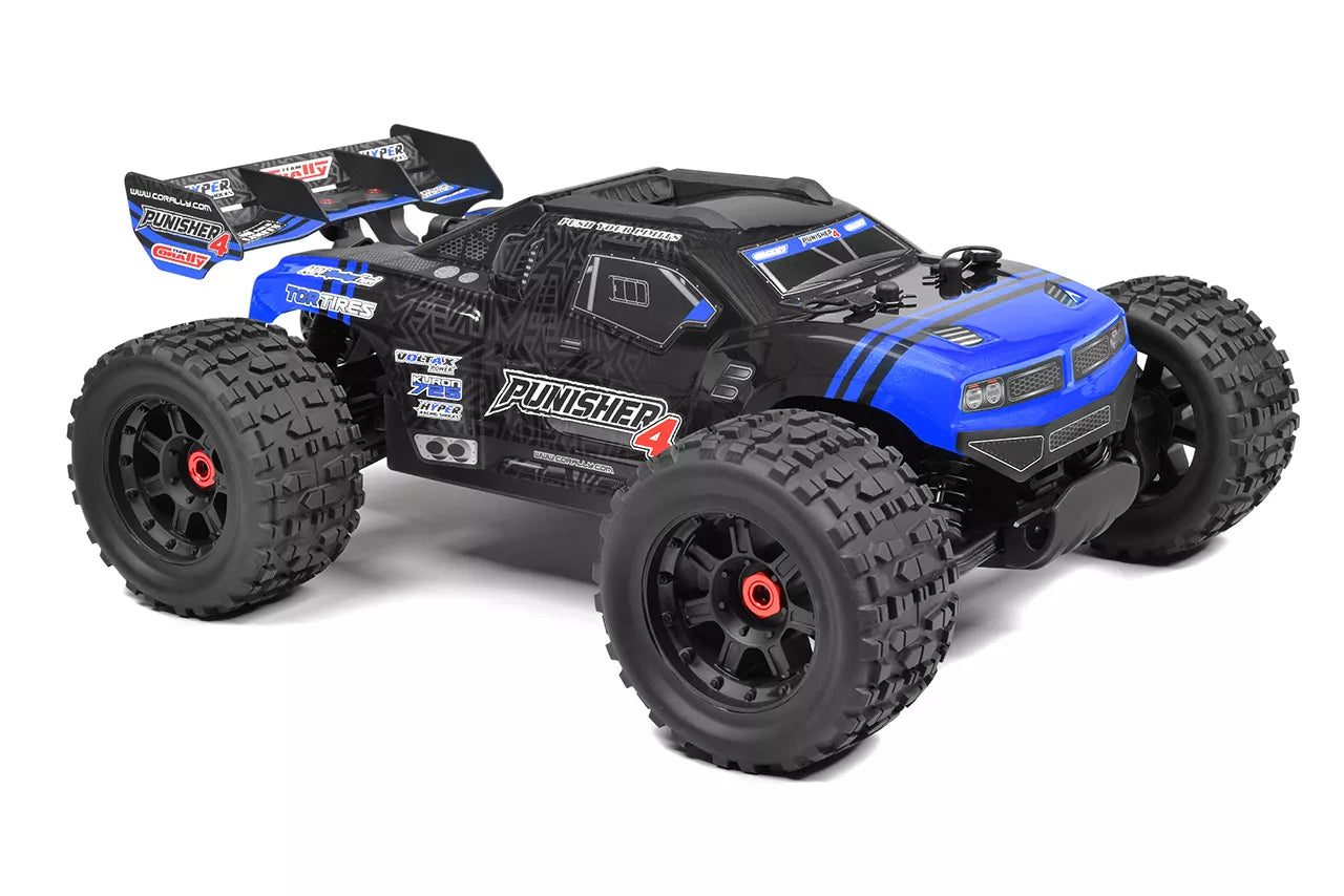 Team Corally PUNISHER TRUGGY (80KMH) 4S BLUE Brushless RTR