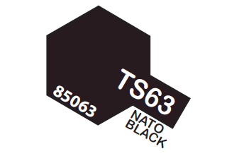 Tamiya Spray Lacquer TS63-Nato Black