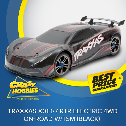 Traxxas X01 1/7 RTR Electric 4WD On-Road W/TSM (Black OR White) *SOLD OUT*