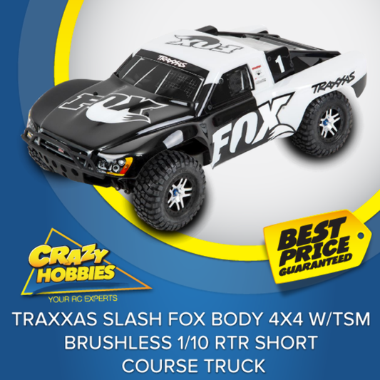 Traxxas Slash 4X4 Brushless 4WD Short Course Truck (fox) RTR *SOLD OUT*