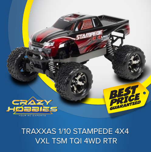 Traxxas 1/10 Stampede 4X4 VXL TSM TQi 4WD RTR *SOLD OUT*