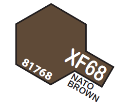 Tamiya Acrylic Mini XF68 Nato Brown 1/3 oz