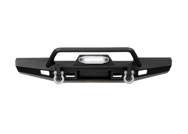 Traxxas Bumper, front, winch, narrow (includes bumper mount, D-Rings, fairlead, hardware) (fits TRX-4® Land Rover® Defender® and Tactical Unit with 8855 winch) (200mm wide)
