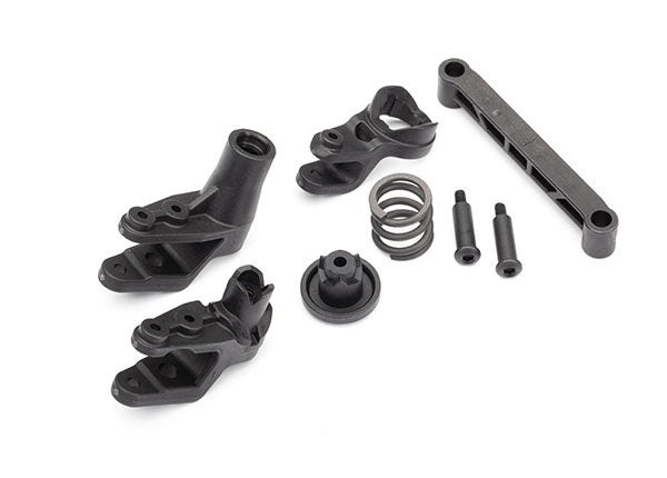 TRAXXAS MAXX Steering bellcranks/ bellcrank support/ servo saver/ servo saver spring/ draglink