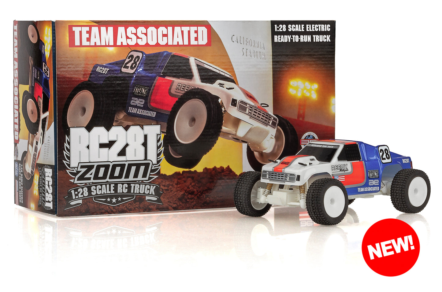 Team Associated RC28T Zoom RC Truck Electric 2WD 1/28 RTR