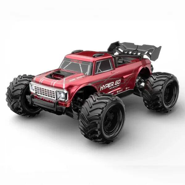 MJX RC HyperGo RC Monster Truck Electric Brushless 1/10 Scale RTR - Red
