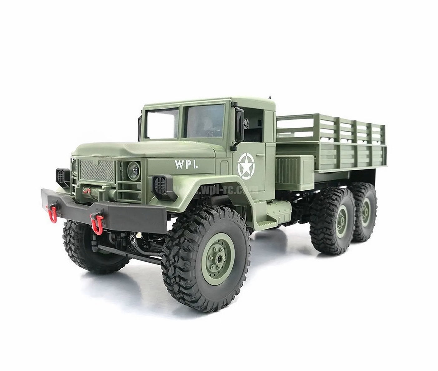 WPL B16 RC Military Truck Electric 1/16 Scale RTR - Green