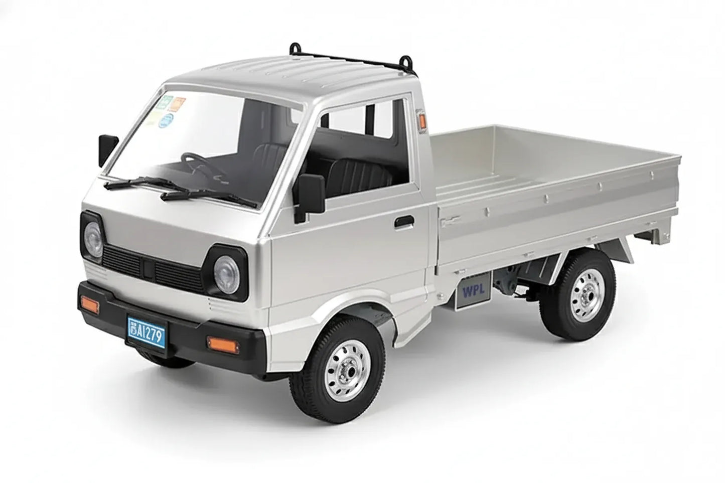 WPL D12 RC Drift Kei Truck Electric 2WD 1/10 Scale RTR - Silver