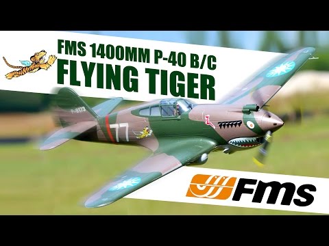 FMS RC P-40B Warhawk 1.4M Flying Tiger PLANE PNP *IN STOCK*