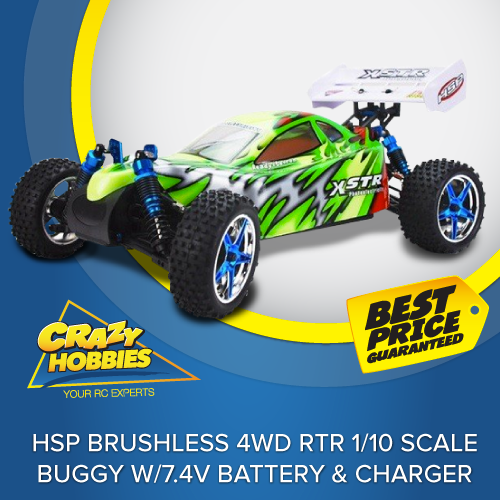 HSP Brushless 4WD RTR 1/10 Scale RC Buggy W/7.4V BATTERY & CHARGER *IN STOCK*