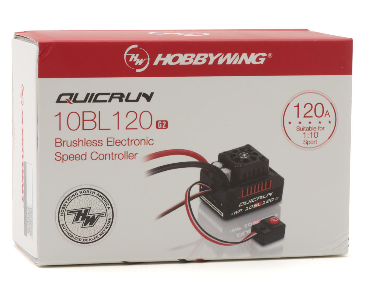HOBBYWING QUICRUN 10BL120 G2 120A 1/10 SENSORED BRUSHLESS ESC