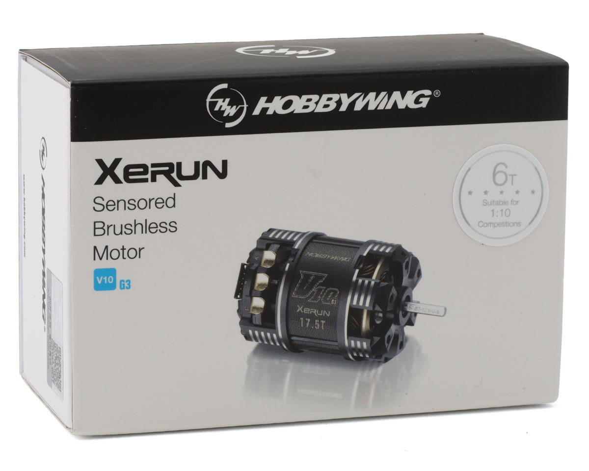 Hobbywing Xerun V10 G3 Competition Modified Brushless Sensored Motor (6.0T)