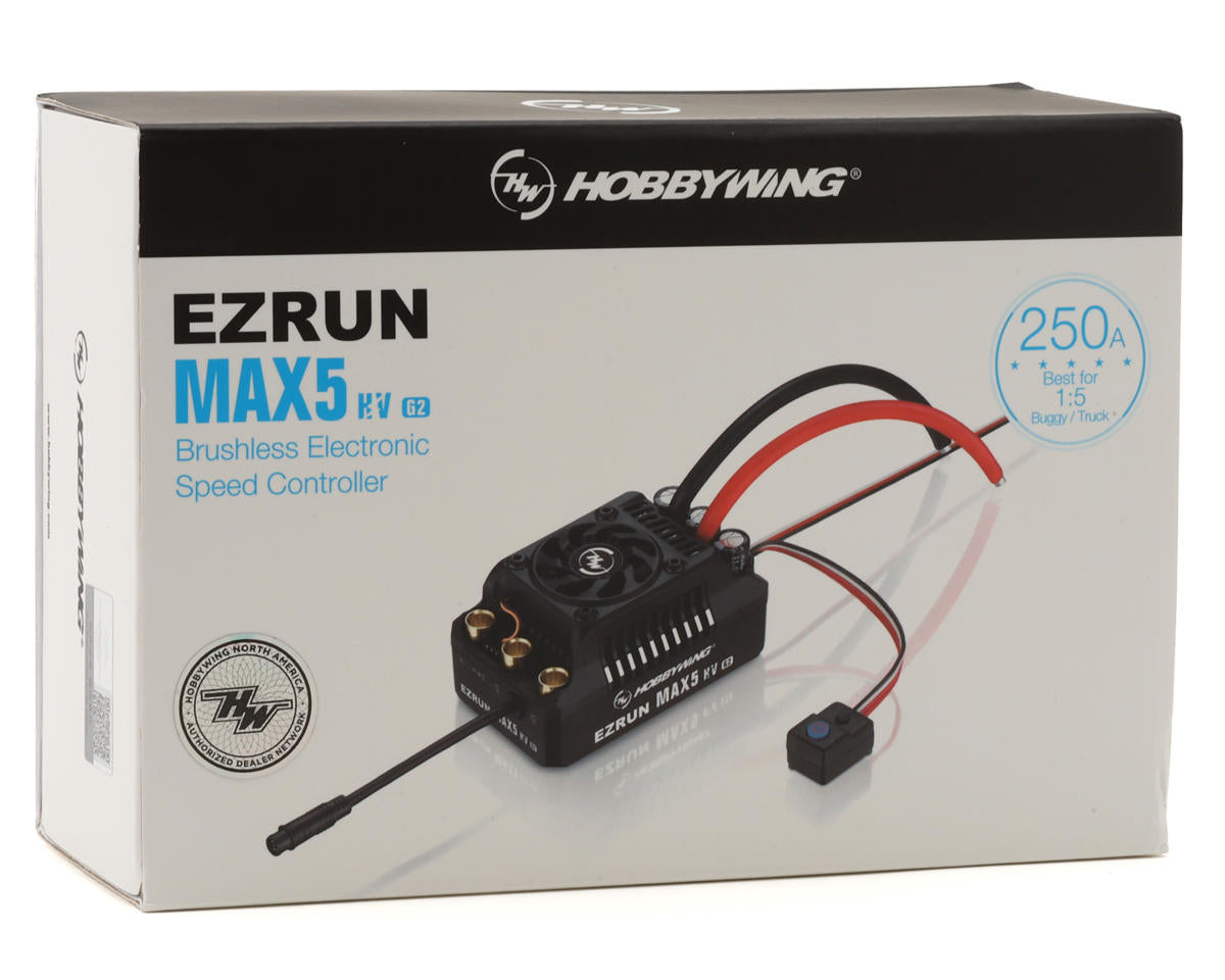 Hobbywing MAX5 G2 1/5 Brushless ESC (250A, 6-12S) *IN STOCK*