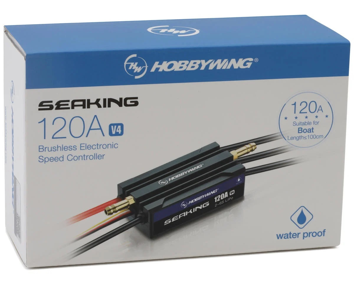 Hobbywing SeaKing 120A V4 Brushless Marine ESC