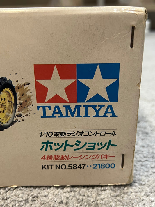 Tamiya Hotshot 4WD Off-Road Racer – Model No. 58047 – Vintage RC Kit – NIB