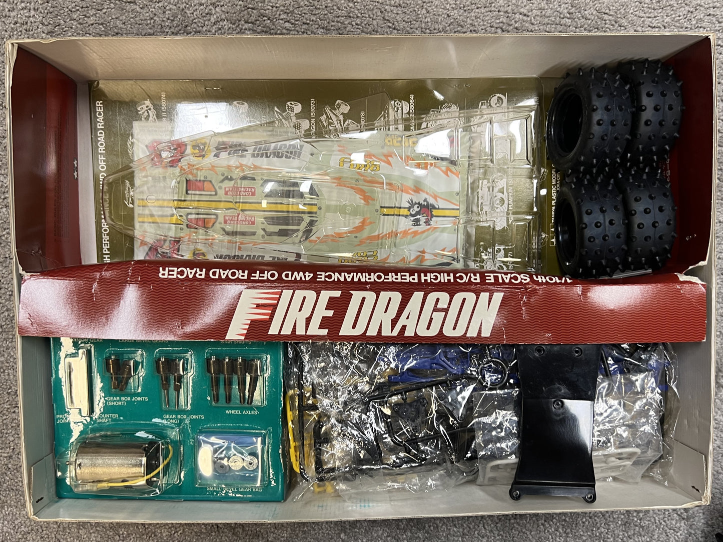 TAMIYA (58078) FIRE DRAGON BUGGY NIB VINTAGE RC KIT ( Trusted Seller ✅ )