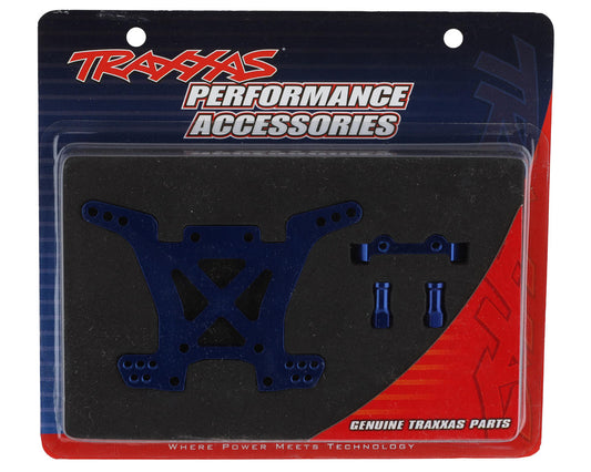*CLEARANCE SALE* Traxxas Aluminum Rear Shock Tower (Blue)