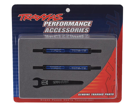 *CLEARANCE SALE* Traxxas E-Revo 2.0 Tubes 5.0mm Toe Link (Blue) (2)
