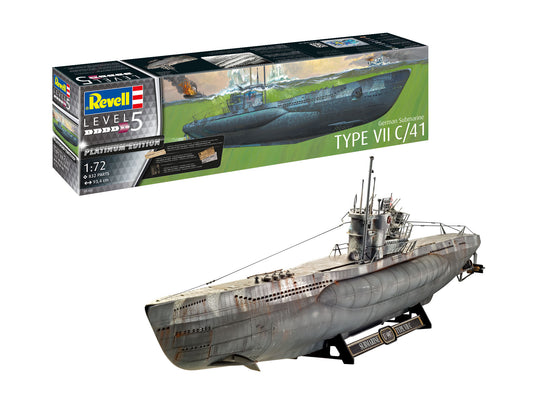 Revell German 1/72 U-Boot Typ VII C/41 KIT