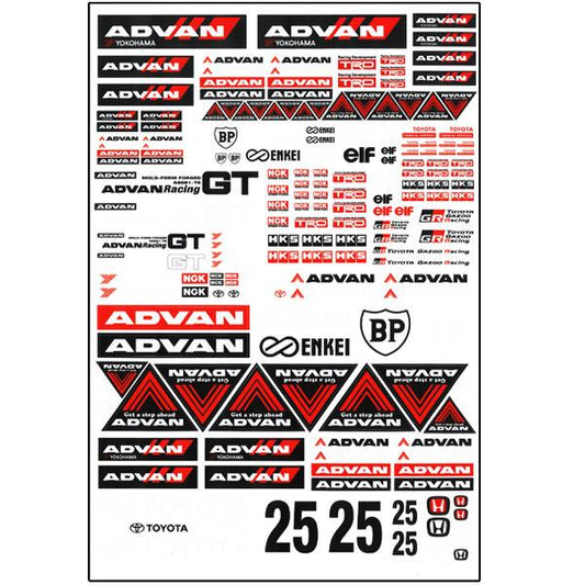 Bodyworx 1/10 Stickers Advan