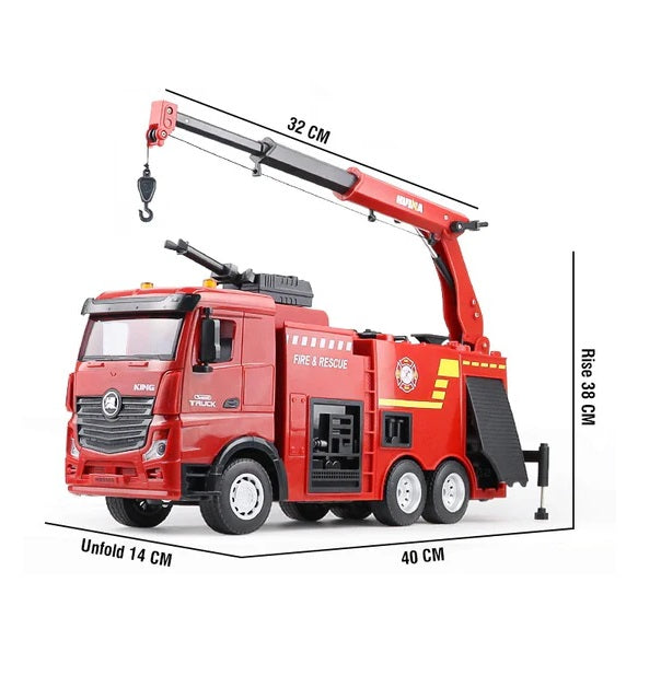 Huina RC Fire Engine Truck With Water Spray RC Car