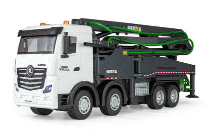 HuiNa RC 1381 RC Concrete Pump Truck Electric 4WD 1/18 Scale RTR - Grey