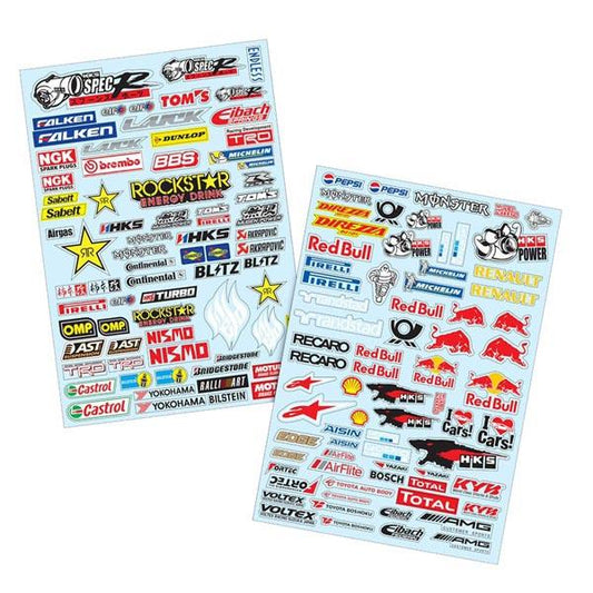 Bodyworx 1/10 Sticker JDM Tuner Assorted