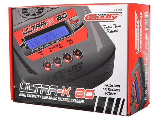 Team Corally - Ultra-X 80 - AC/DC Balance Charger *IN STOCK*