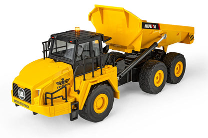 HuiNa RC 1553 RC Dump Truck Electric 4WD 1/16 Scale RTR - Yellow