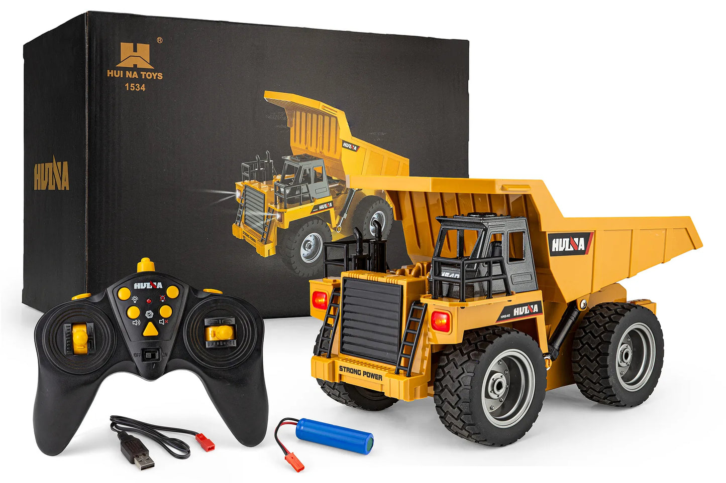 HuiNa RC 1534 Dump Truck RC Truck Electric 4WD 1/18 Scale RTR