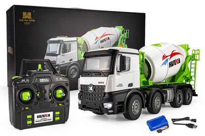 HuiNa RC 1537 RC Cement Mixer Truck Electric 4WD 1/14 Scale RTR