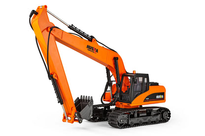 HuiNa 1551 Long Arm RC Excavator Electric Tracked 1/14 Scale RTR - Orange