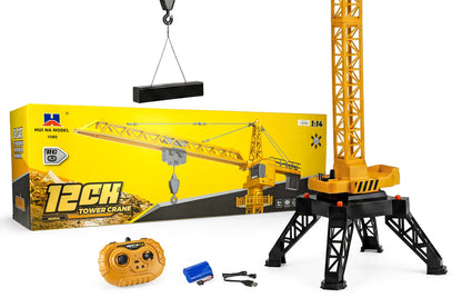HuiNa RC 1585 Tower Crane RC Crane Electric 1/14 Scale RTR