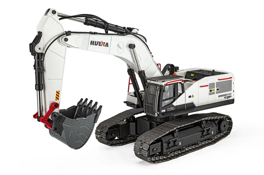Huina RC 1594-W RC Excavator Electric Tracked 1/14 Scale RTR - White