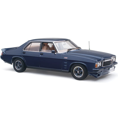 Classic Carlectables 1:18 Holden HZ GTS Sedan Nocturne Blue Metallic (308ci Engine)