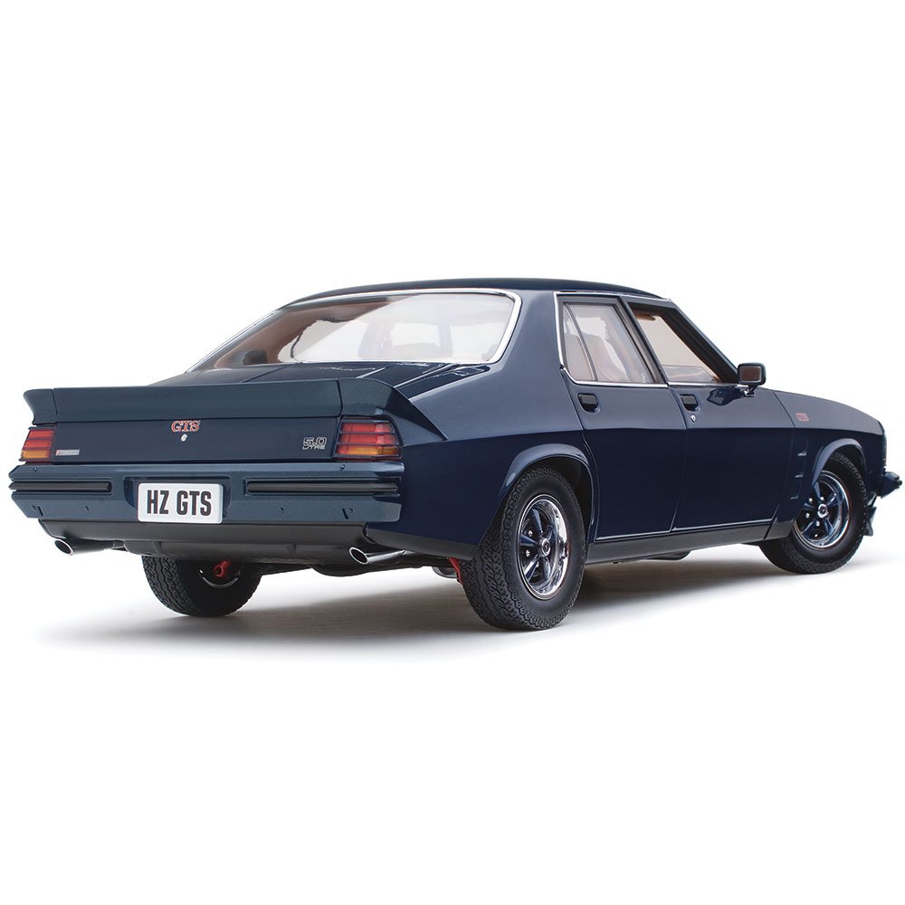Classic Carlectables 1:18 Holden HZ GTS Sedan Nocturne Blue Metallic (308ci Engine)