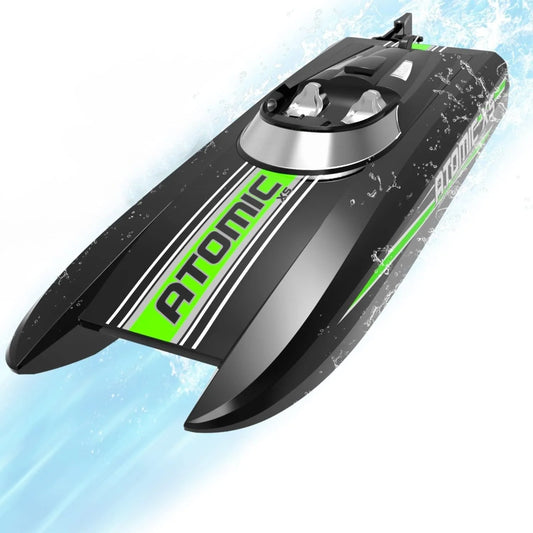 Volantex RC Atomic XS High Speed RC Boat with 2 Batteries BLACK (20+MPH)