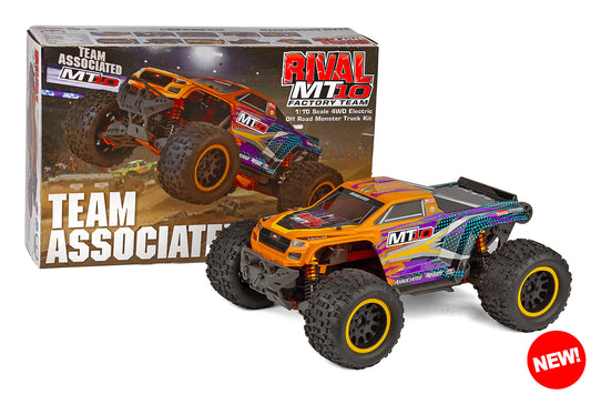 Team Associated Rival MT10 Factory Team Kit RC Monster Truck Electric 4WD 1/10 Kit