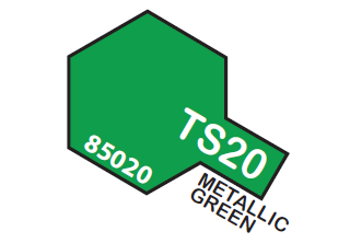 Tamiya Spray Lacquer TS20-Metallic Green