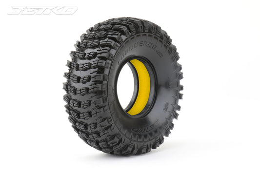 JETKO 1/10 CR1.9 CONQUEROR (ULTRA SOFT INSERT/BLACK) (2PCS) *SOLD OUT*