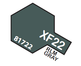 TAMIYA ENAMEL MINI XF22 RLM GRAY 1/3 OZ