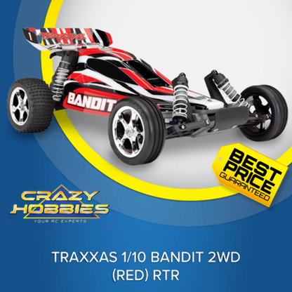 TRAXXAS 1/10 BANDIT 2WD (RED) RTR *SOLD OUT*
