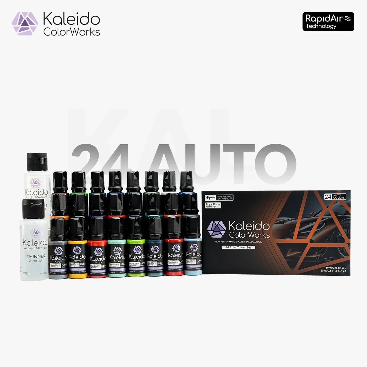 Gaahleri 24 Colour Auto Set