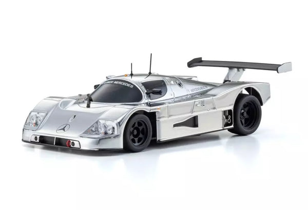 Kyosho Mini-Z Sauber-Mercedes Gruppe-C Rennsportwagen C 9 Chrome Silver w/Gyro RWD MR-04 Readyset