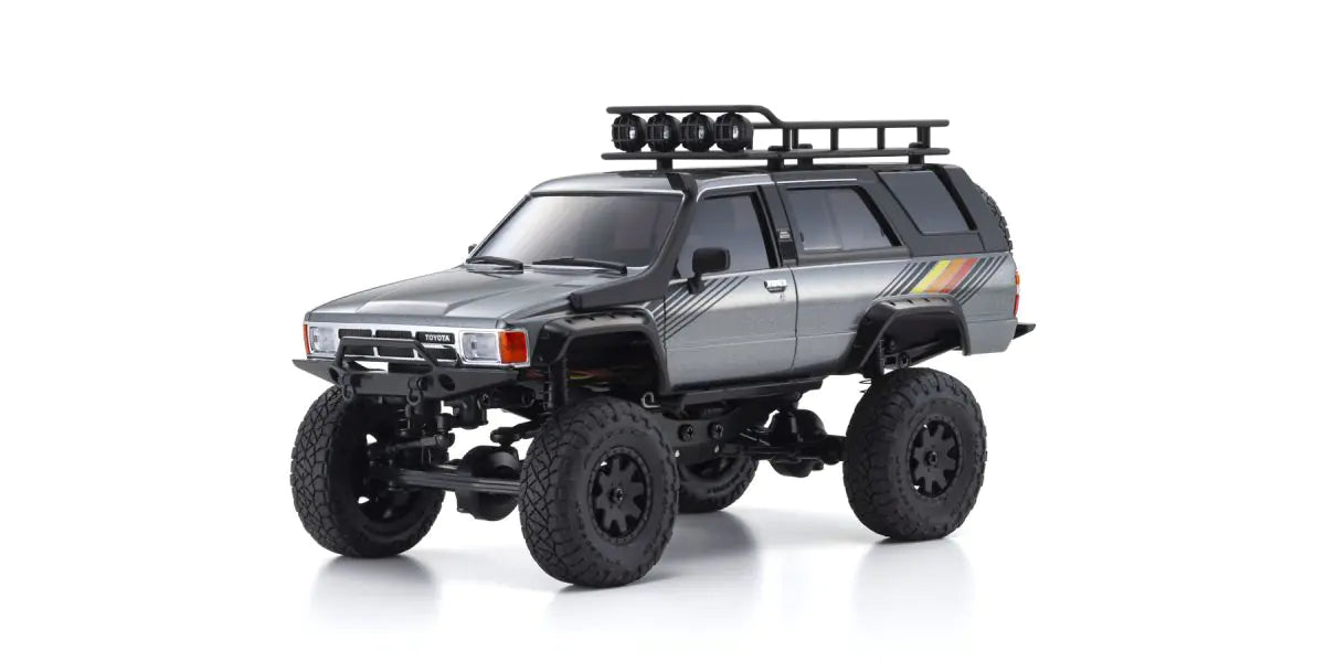 Kyosho Mini-Z Toyota 4Runner Hilux Surf 4x4 RC Rock Crawler Electric 4WD RTR - Dark Grey Metallic
